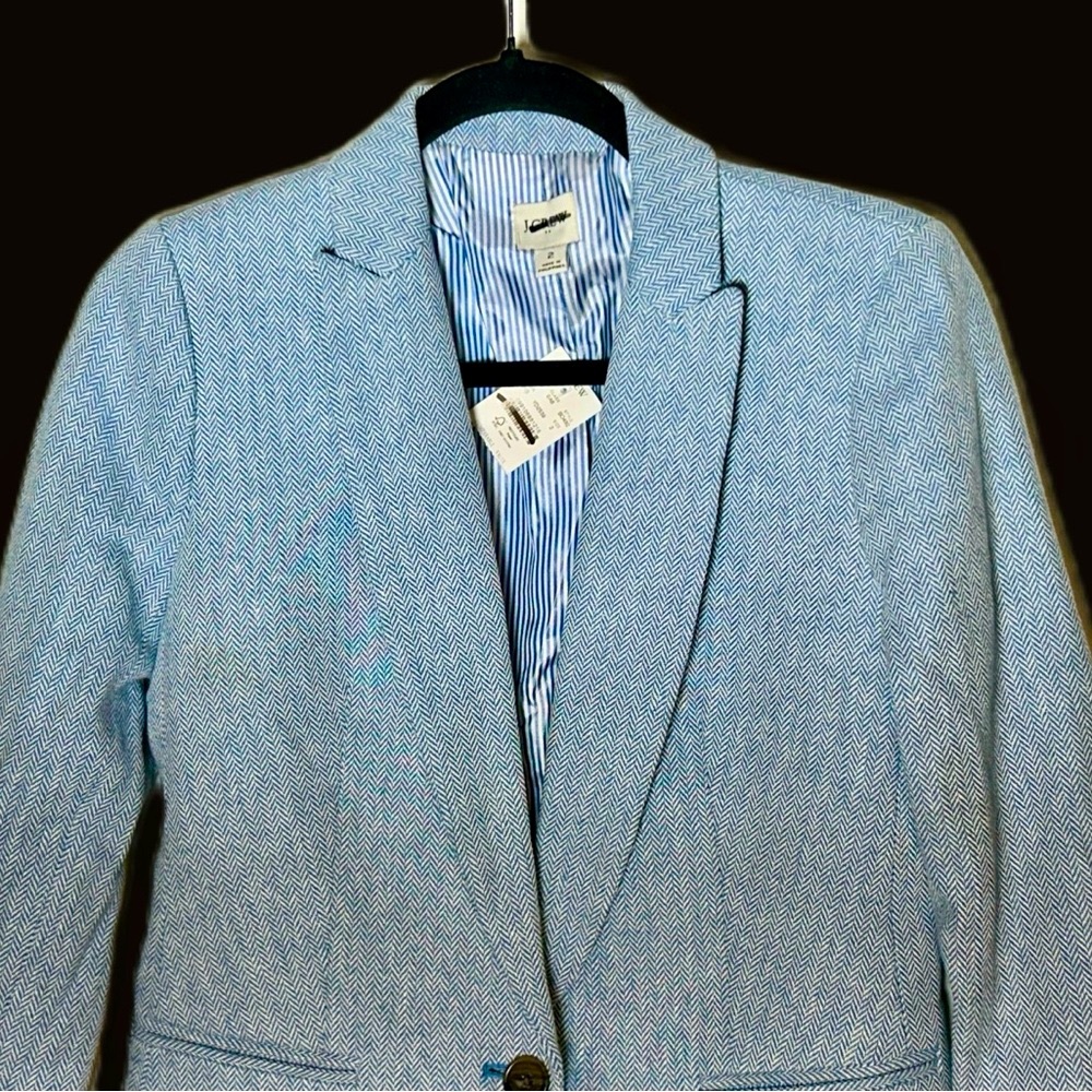 J. Crew Factory Light Blue Blazer - Picture 7 of 16